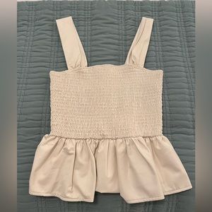 TCEC Peplum top
